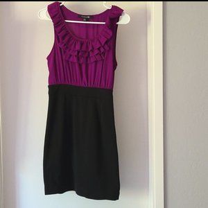 Forever 21 Formal Purple Black Dress